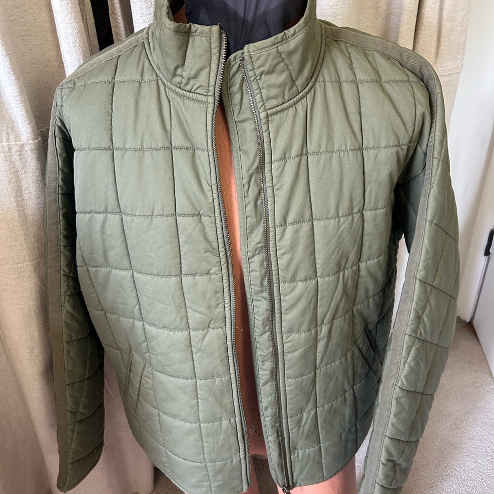 Dip Men's Green Quilted Puffer Jacket